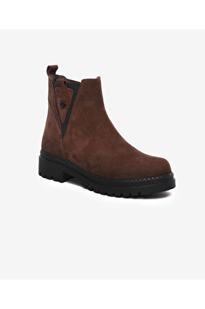 Greyder 31022 Kadın Hakiki Deri Fermuarlı Kısa Urban Bot