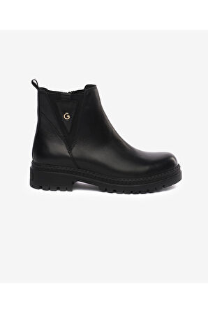 Greyder 31022 Kadın Hakiki Deri Fermuarlı Kısa Urban Bot