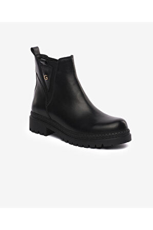 Greyder 31022 Kadın Hakiki Deri Fermuarlı Kısa Urban Bot