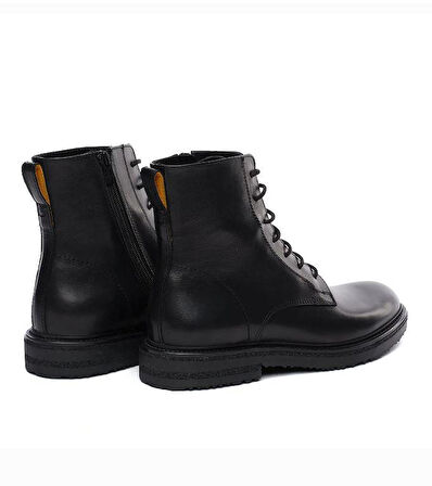 Greyder 18722 Erkek Hakiki Deri Fermuarlı Mılıtary Postal Bot