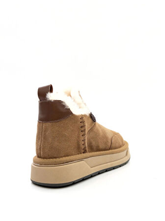 Guja 25K486 Kadın İçi Kürklü Kısa Süet Bot