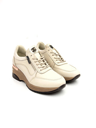 Venüs 2313081K Kadın Hakiki Deri Fermuarlı Feta Topuk Atom Günlük Ayakkabı