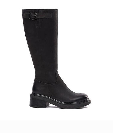 Greyder 35182 Kadın Hakiki Deri Tokalı Günlük Çizme