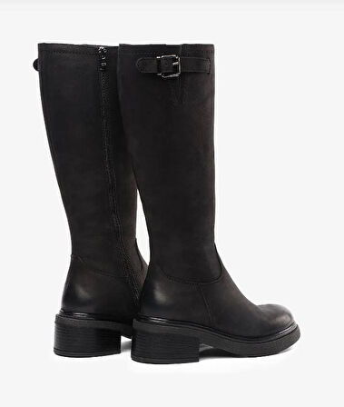 Greyder 35182 Kadın Hakiki Deri Tokalı Günlük Çizme