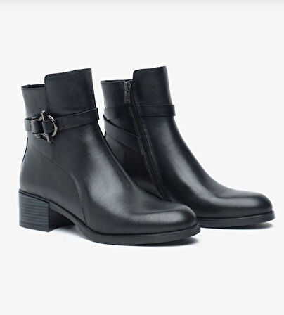 Greyder 59301 Kadın Hakiki Deri Tokalı Femuarlı Urban Bot