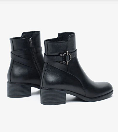 Greyder 59301 Kadın Hakiki Deri Tokalı Femuarlı Urban Bot