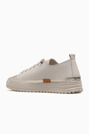 Venüs 26150001Y Kadın Hakiki Deri Parçalı Lastikli Comfort Sneaker Ayakkabı