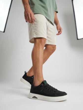 Marcomen 23506 Erkek Lastikli Paraşüt Kumaş Sneaker Ayakkabı KÜÇÜK KALIP BİR NUMARA BÜYÜK TERCİH EDİNİZ