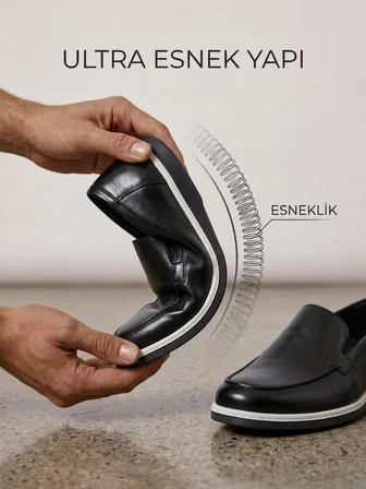 Marcomen 23035 Erkek Hakiki Deri Hafif Comfort Atom Ayakkabı