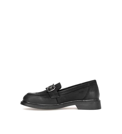 Venüs 2550402K Kadın Hakiki Deri Tokalı Loafer Ayakkabı