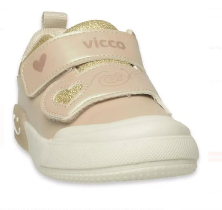 Vicco Suzi Kız Çocuk Kalp Cırt Işıklı Sneaker Ayakkabı