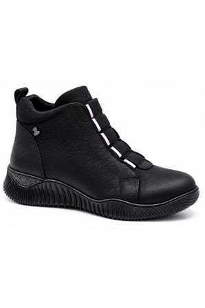 Venüs 1953860K Kadın Hakiki Deri Lastikli Comfort Kısa Fermuarlı Bot