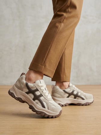 Guja 26K374-1 Kadın Bağcıklı İçi Polarlı Kalın Taban Günlük Sneaker