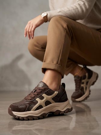 Guja 26K374-1 Kadın Bağcıklı İçi Polarlı Kalın Taban Günlük Sneaker