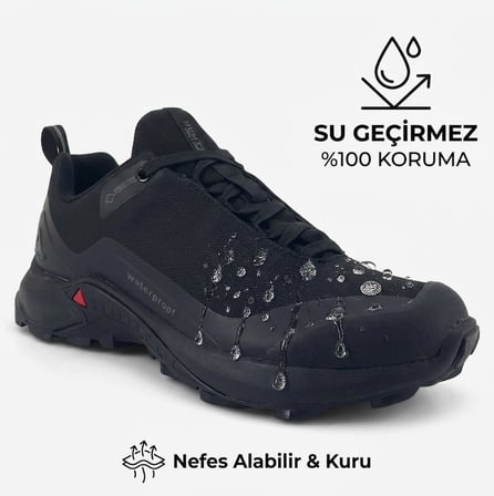 Humtto 110396B-2 Unisex Bağcıklı Su Geçirmez Outdoort Ayakkabı