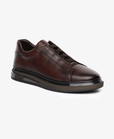 Greyder 64726 Erkek Hakiki Deri Lastikli Sneaker Ayakkabı