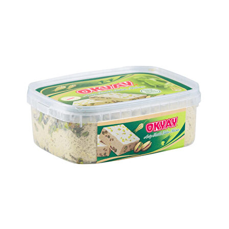 Okyay Plastik Kutu Fıstıklı Helva 360 Gr