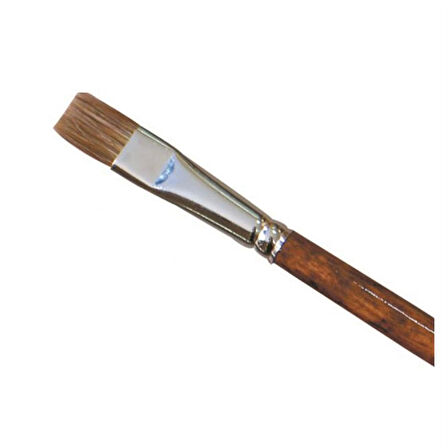 Ponart Fırça 210 Serisi Ox Hair Öküz Kulağı Tüyü Yassı Uçlu No 20