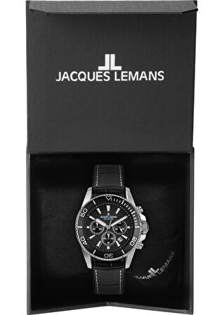 JACQUES LEMANS 1-2206A LIVERPOOL DIVER ERKEK KOL SAATİ