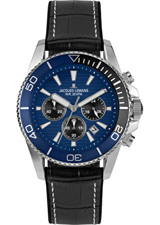 JACQUES LEMANS 1-2206B LIVERPOOL DIVER ERKEK KOL SAATİ