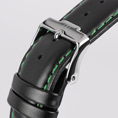 Jacques Lemans JL.ECL-102A Uefa Conference Quartz Deri Siyah 42 mm Erkek Kol Saati