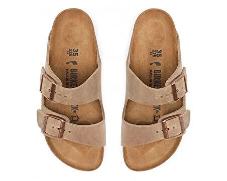 Birkenstock Arizona Leoi Unisex Terlik 352203-20322 Kahverengi