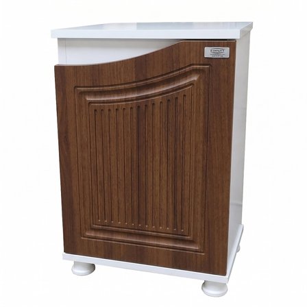 Kanki Pet 40x40x40 Nano West Ceviz Sehpalı Akvaryum Seti 6mm Ultra Clear