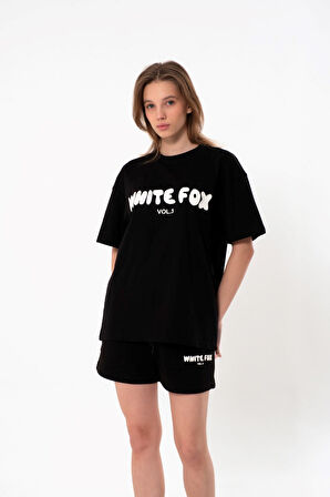 Kadın %100 Pamuk Şort  Yüksek Rubber Baskı Rahat ve Şık Tasarım