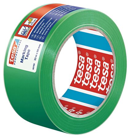 Tesa İkaz Bandı Yer İşaretleme Yeşil 33x50 60760-00097-15