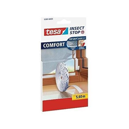 Tesa Sineklik Comfort Çırt Bantlı Yedek Rulo Beyaz