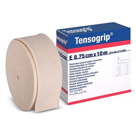 Tensogrip Tubular Bandaj Bsn Boru Bandaj 8,75cm x 10m Beyaz E Beden