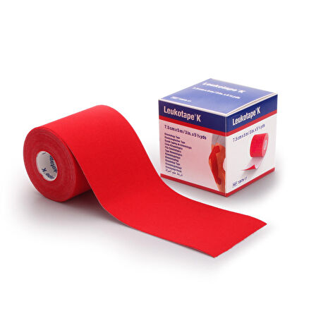 Leukotape K 7,5cm x 5m Bsn Kinesiotape Kırmızı