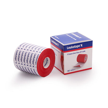 Leukotape K 7,5cm x 5m Bsn Kinesiotape Kırmızı