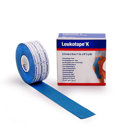 Leukotape K 2,5cm x 5m Bsn Kinesiotape Mavi