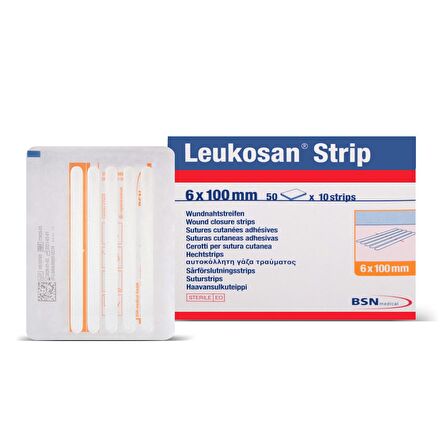 Leukosan Skin Strip 6mm X 100mm 500 lü Kutu