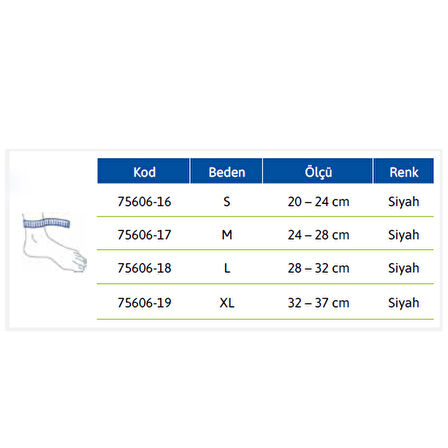 Actimove Ayak Bileği Desteği Her Ayakkabıya Uygunluk İçin Dar Kesim
