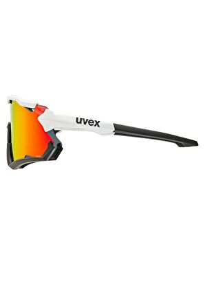 Uvex Sportstyle 228 White Black/Mir.Red Güneş Gözlüğü