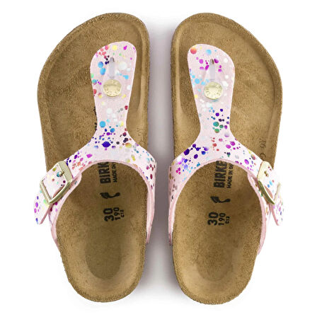 Birkenstock Gizeh Kids Mf Confetti 1016017 Kız Çocuk Terlik