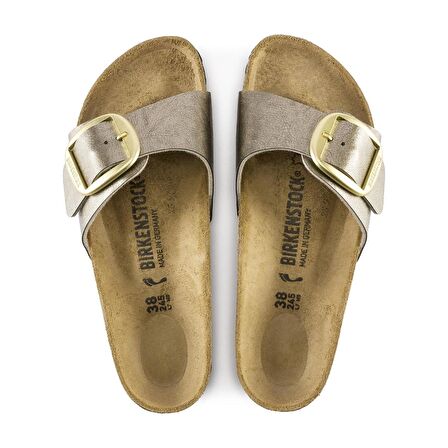 Birkenstock MADRID BIG BUCKLE BF GRACEFUL Bej Kadın Terlik