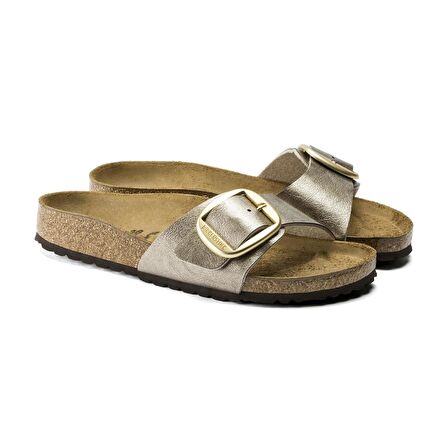 Birkenstock MADRID BIG BUCKLE BF GRACEFUL Bej Kadın Terlik