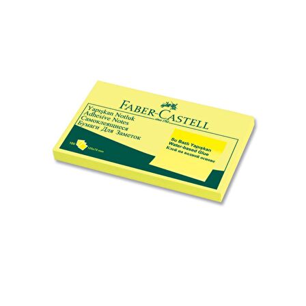 Faber Castell 125x75mm Yapışkan Not Kağıdı Sarı / 5089565501