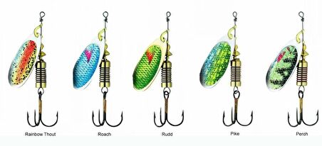 Dam Spinner Fz Standard 3D 6 gr #3 Kaşık Dam-Rainbow Thout