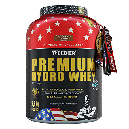 Weider Premium Hydro Whey Protein Tozu 2300 Gr - ÇİKOLATA-KREMA