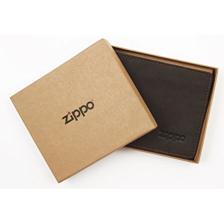 Zippo Leather bi-fold wallet (with coins)