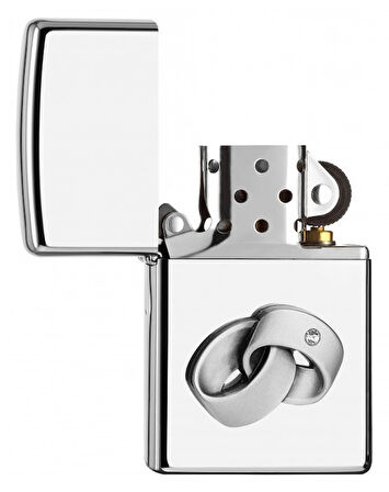 Zippo PL 28378 WEDDING RINGS Emblem Çakmak