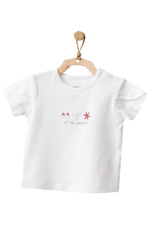 Andywawa Kız Bebek Kırmızı Çizgili Alt Üst Şort Takım AC21670R