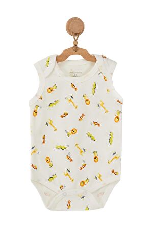 Andywawa Erkek Bebek Hayvan Motifli 2li Body AC22534