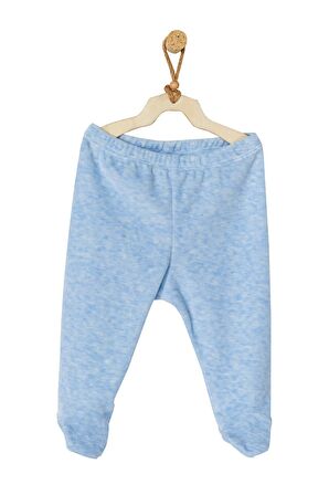 Andywawa Erkek Bebek Mavi Kadife Alt Üst Takım AC22316Rep