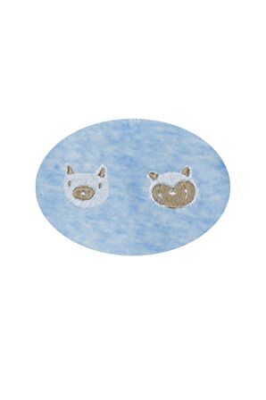 Andywawa Erkek Bebek Mavi Kadife Alt Üst Takım AC22316Rep