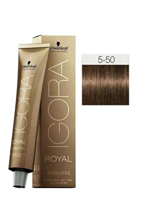 Igora Royal Absolutes 5-50 Açık Kahve Doğal Altın Saç Boyası - 60ml